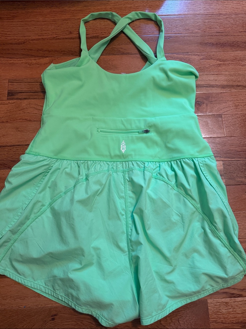 Free People Movement Righteous Runsie Green (Lime Glow) - Picture 4 of 5